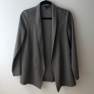 TOPSHOP OLIVE GREEN BLAZER